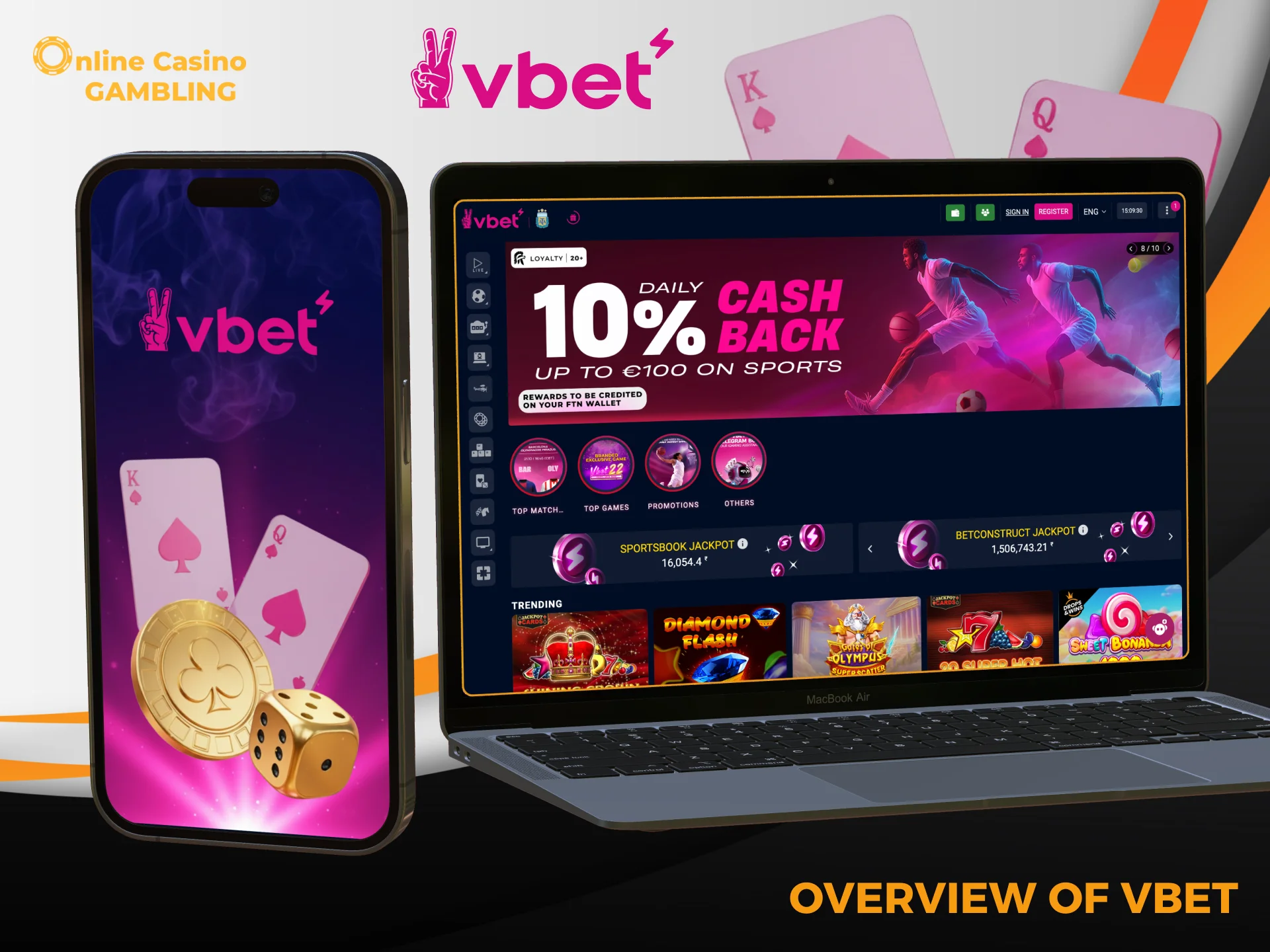 Enjoy fair gaming and secure payments at VBet India.